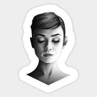 Audrey Hepburn Sticker